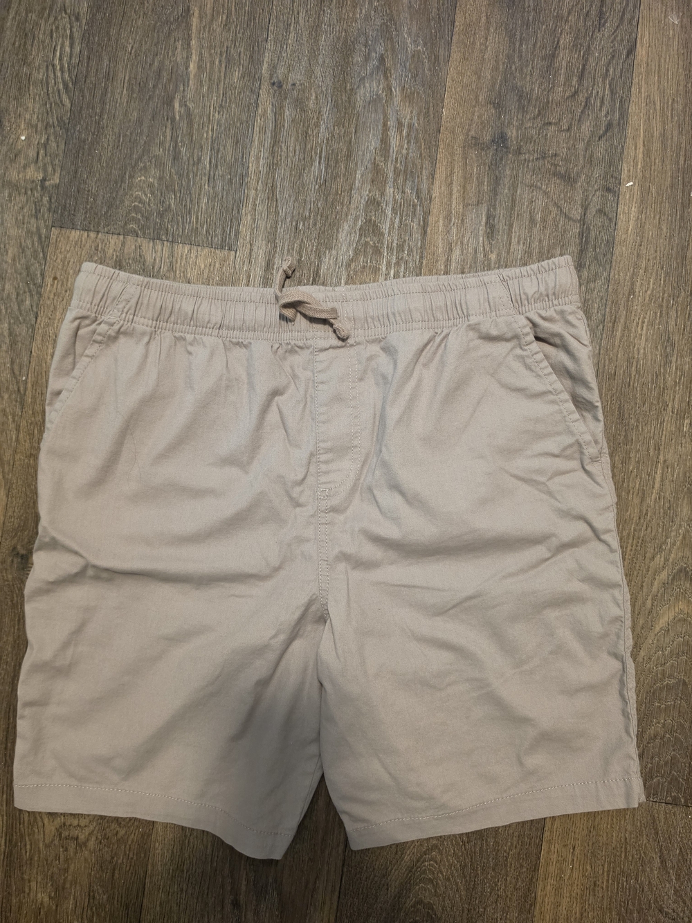 wonder nation Men's Drawstring Shorts - Light Beige